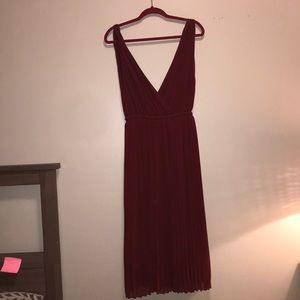 Wilfred Maroon Dress